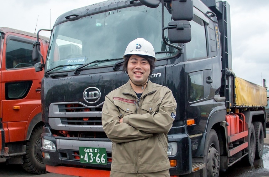 一般貨物輸送の社員(ドライバー)